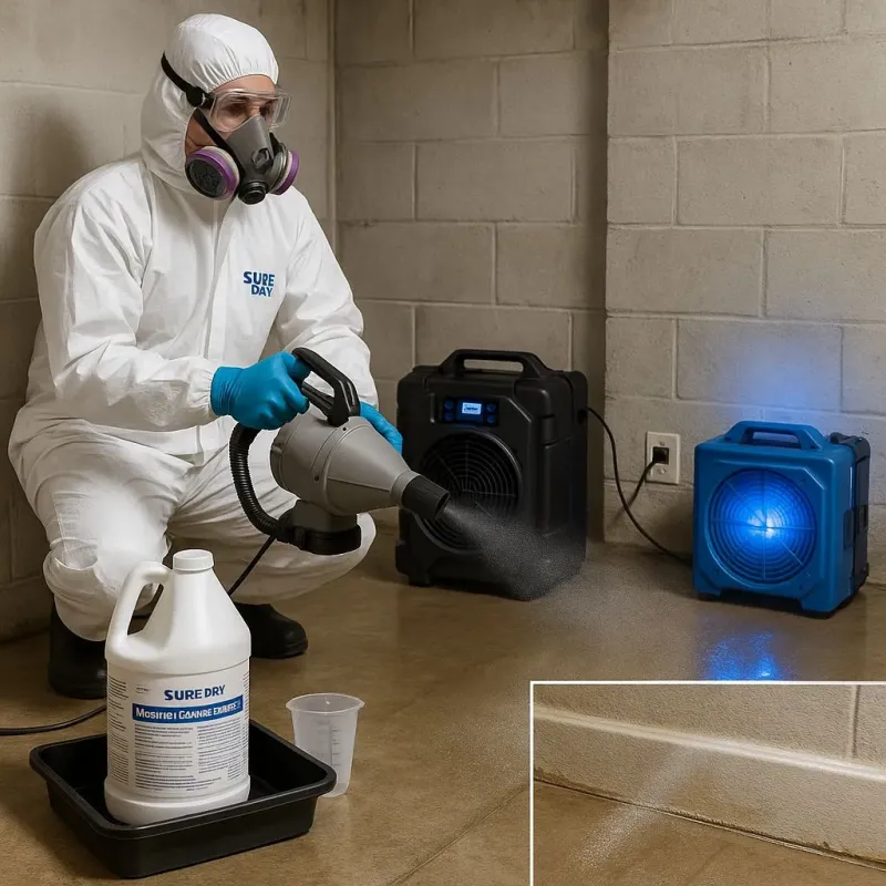 Sanitization and Odor Removal process in Lewisville, WA