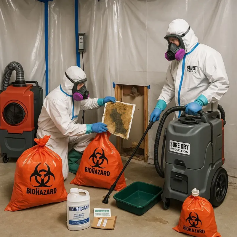 Contaminated Water Handling Protocols process in Lewisville, WA